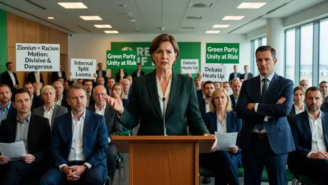 Lucas Warns Green Party Zionism Motion Risks Internal Division